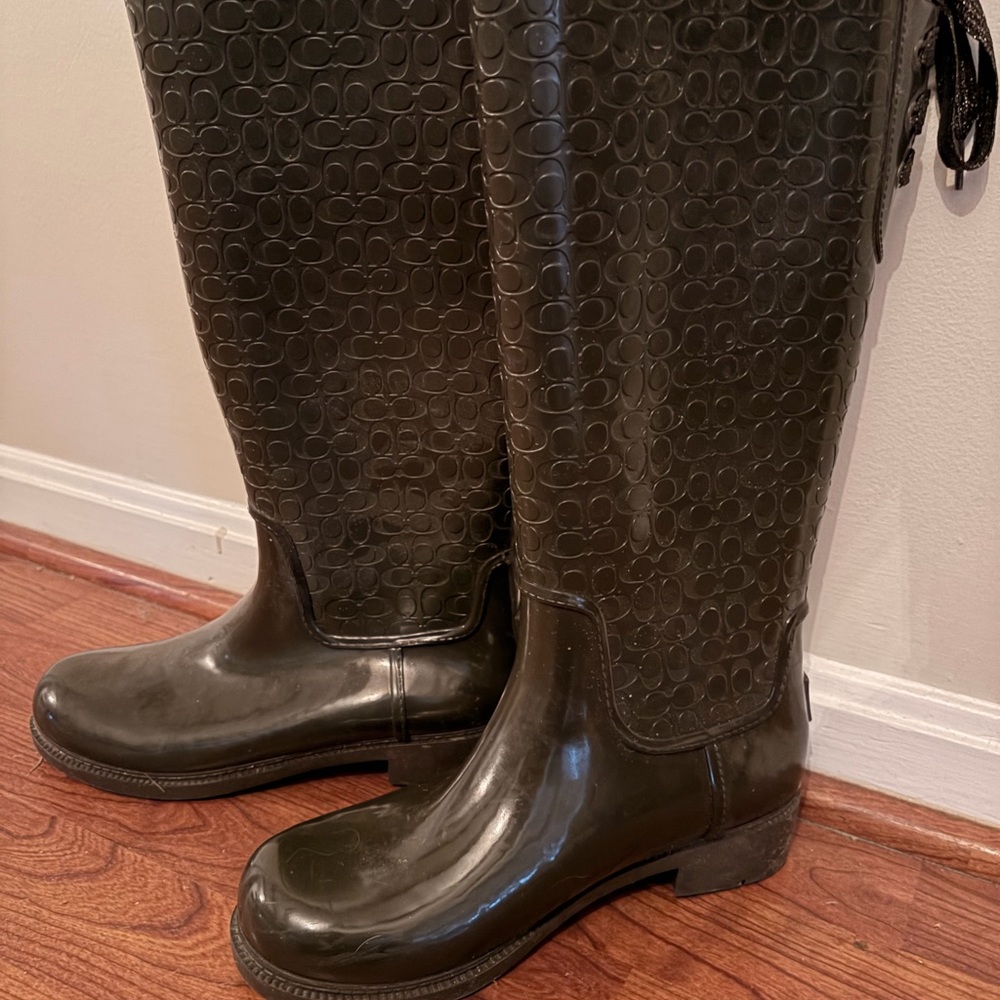 Coach Brown Suede Boots